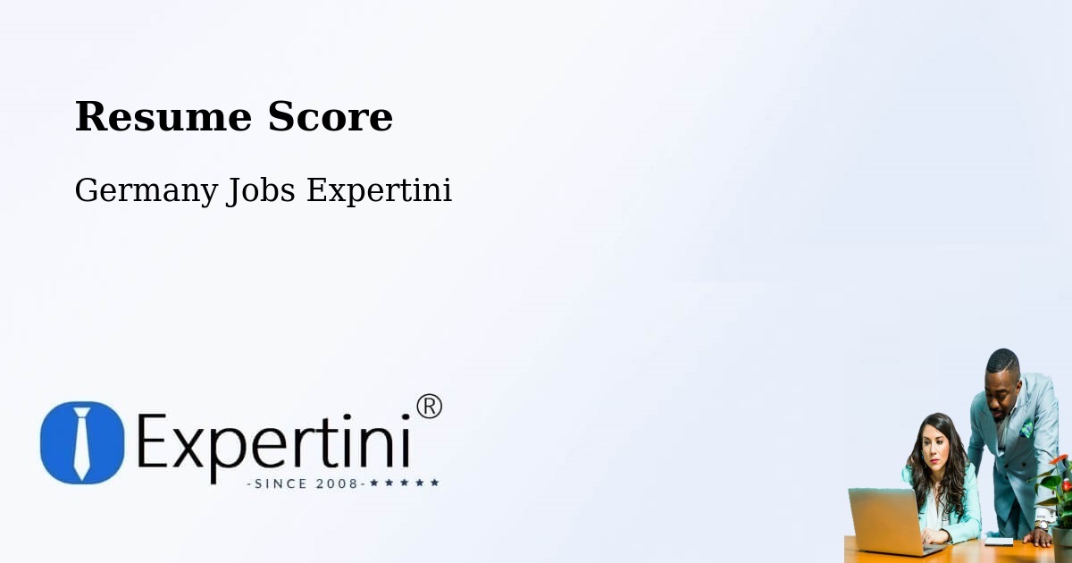 Resume Score & Job Description Match Tool – Deggingen - Germany Jobs Expertini